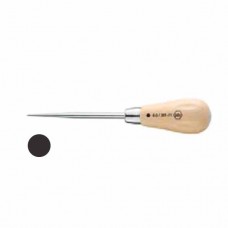 Wiha Awl with Round Tip - Wooden Handle and Striking Plate - 6.0 mm - 32180